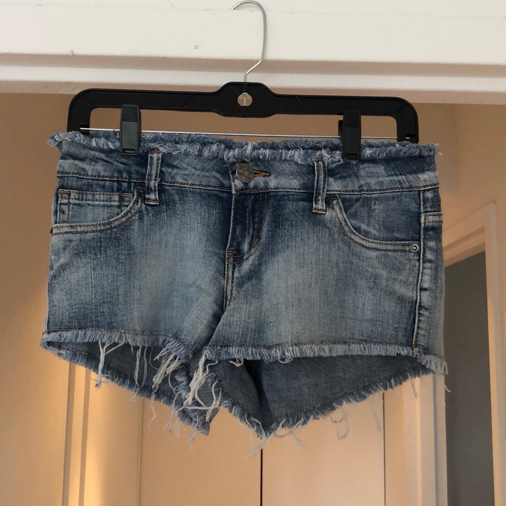 Denim shorts